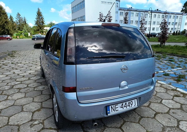 Opel Meriva cena 13550 przebieg: 140337, rok produkcji 2008 z Elbląg małe 326